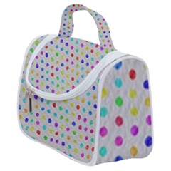 Social Disease - Polka Dot Design Satchel Handbag by WensdaiAmbrose