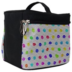 Social Disease - Polka Dot Design Make Up Travel Bag (big) by WensdaiAmbrose