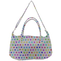 Social Disease - Polka Dot Design Removal Strap Handbag by WensdaiAmbrose