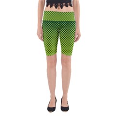 Nothing But Bogus - Lime Green Yoga Cropped Leggings by WensdaiAmbrose