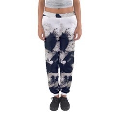 High Contrast Black And White Snowballs Women s Jogger Sweatpants by okhismakingart
