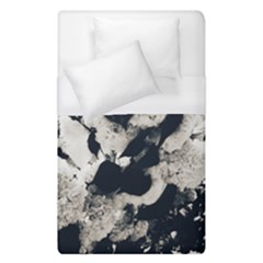 High Contrast Black And White Snowballs Duvet Cover (single Size)