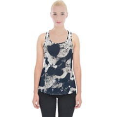 High Contrast Black And White Snowballs Piece Up Tank Top