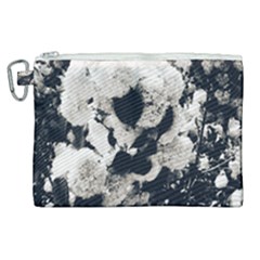 High Contrast Black And White Snowballs Canvas Cosmetic Bag (xl)