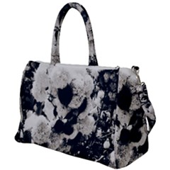 High Contrast Black And White Snowballs Duffel Travel Bag