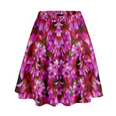 Flowers And Bloom In Sweet And Nice Decorative Style High Waist Skirt by pepitasart