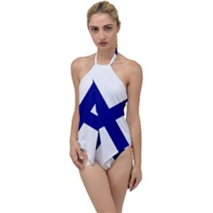 Saint Andrew s Cross Go with the Flow One Piece Swimsuit