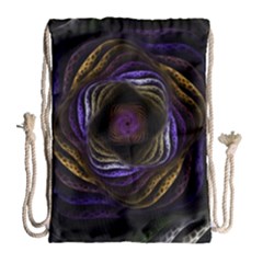 Fractal Abstract Fractal Art Drawstring Bag (large)