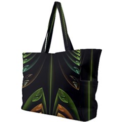 Fractal Texture Pattern Flame Simple Shoulder Bag by Pakrebo