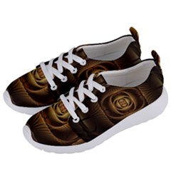 Fractal Copper Amber Abstract Women s Lightweight Sports Shoes by Pakrebo