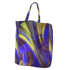 Soft Swirls Fractal Design Giant Grocery Tote by Pakrebo