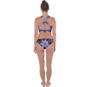 Fractal Flower Lavender Art Cross Back Hipster Bikini Set View2