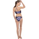 Fractal Flower Lavender Art Racer Front Bikini Set View2