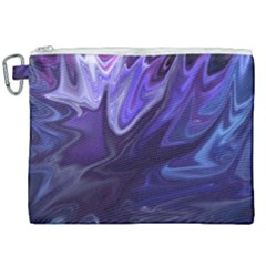 Deep Space Stars Blue Purple Canvas Cosmetic Bag (xxl) by Pakrebo
