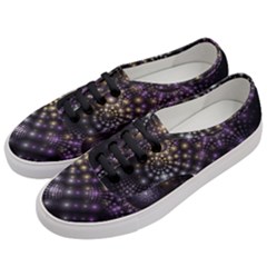 Fractal Spheres Glitter Design Women s Classic Low Top Sneakers by Pakrebo