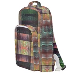 Fractal Design Pattern Decorative Double Compartment Backpack