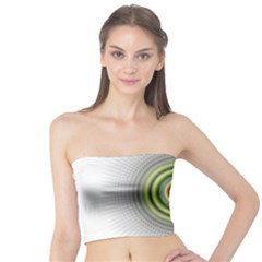 Fractal Mandala White Background Tube Top