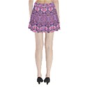 World Wide Blooming Flowers In Colors Beautiful Pleated Mini Skirt View2