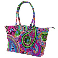 Paisley 6 Canvas Shoulder Bag by impacteesstreetwearfive