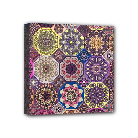 Oriental Mini Canvas 4  X 4  (stretched) by Sobalvarro