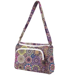 Oriental Front Pocket Crossbody Bag