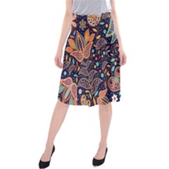 Paisley Midi Beach Skirt by Sobalvarro