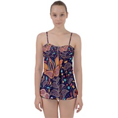 Paisley Babydoll Tankini Set by Sobalvarro