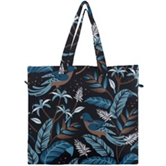 Birds In The Nature Canvas Travel Bag by Sobalvarro