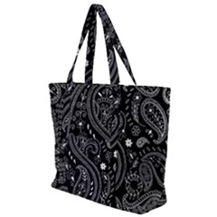 Paisley 7 Zip Up Canvas Bag by impacteesstreetwearfive