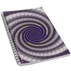 Fractal Strings Pattern Texture 5 5  X 8 5  Notebook by Pakrebo