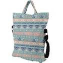 Tribal Fold Over Handle Tote Bag View2