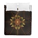 Fractal Floral Mandala Abstract Duvet Cover Double Side (Full/ Double Size) View1