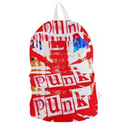 Punk Union Jack Foldable Lightweight Backpack by ArtistRoseanneJones