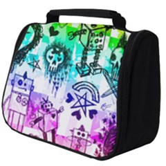 Rainbow Scene Kid Sketches Full Print Travel Pouch (big) by ArtistRoseanneJones