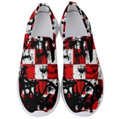 Emo Checker Graffiti Men s Slip On Sneakers by ArtistRoseanneJones