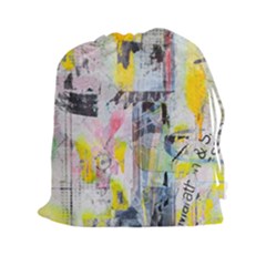 Graffiti Graphic Drawstring Pouch (xxl) by ArtistRoseanneJones