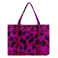 Pink Leopard Medium Tote Bag by ArtistRoseanneJones