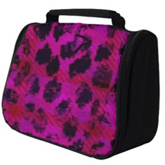 Pink Leopard Full Print Travel Pouch (big) by ArtistRoseanneJones