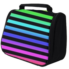 Stripes Rainbow Full Print Travel Pouch (big) by ArtistRoseanneJones