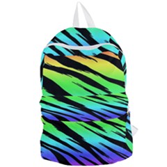 Tiger Rainbow Foldable Lightweight Backpack by ArtistRoseanneJones