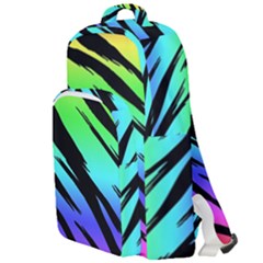 Tiger Rainbow Double Compartment Backpack by ArtistRoseanneJones