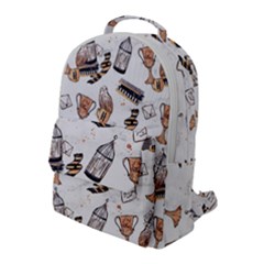 Hufflepuff Pattern Flap Pocket Backpack (large) by Sobalvarro