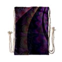 Fractal Colorful Pattern Spiral Drawstring Bag (Small) View2