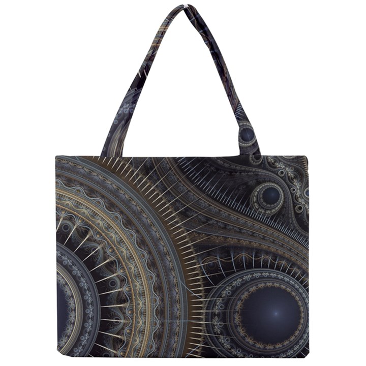 Fractal Spikes Gears Abstract Mini Tote Bag