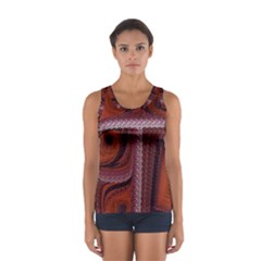 Petals Pattern Design Texture Sport Tank Top  by Pakrebo