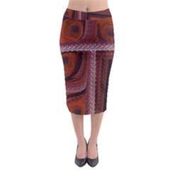 Petals Pattern Design Texture Midi Pencil Skirt by Pakrebo