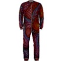 Fractal Red Fractal Art Digital Art OnePiece Jumpsuit (Men)  View1