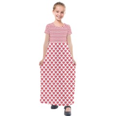 Brilliant Patern Abstract Kids  Short Sleeve Maxi Dress by Pakrebo