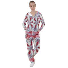 Kaleidoscope Background Bottles Women s Tracksuit by Pakrebo