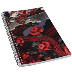 Fractal Flowers Free Illustration 5 5  X 8 5  Notebook by Pakrebo